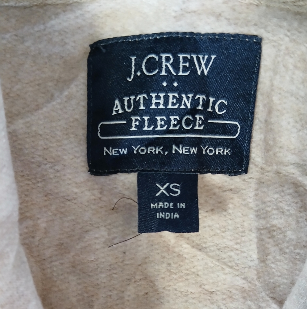 Beige Button-Up Fleece Cardigan - Picture 3 of 4